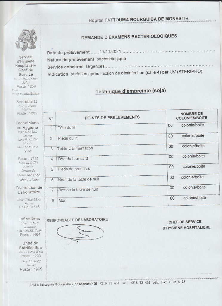 Preuve Bactériologique 1